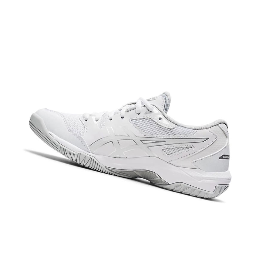 White / White Women's Asics GEL-ROCKET 10 Volleyball Shoes | US39470GU