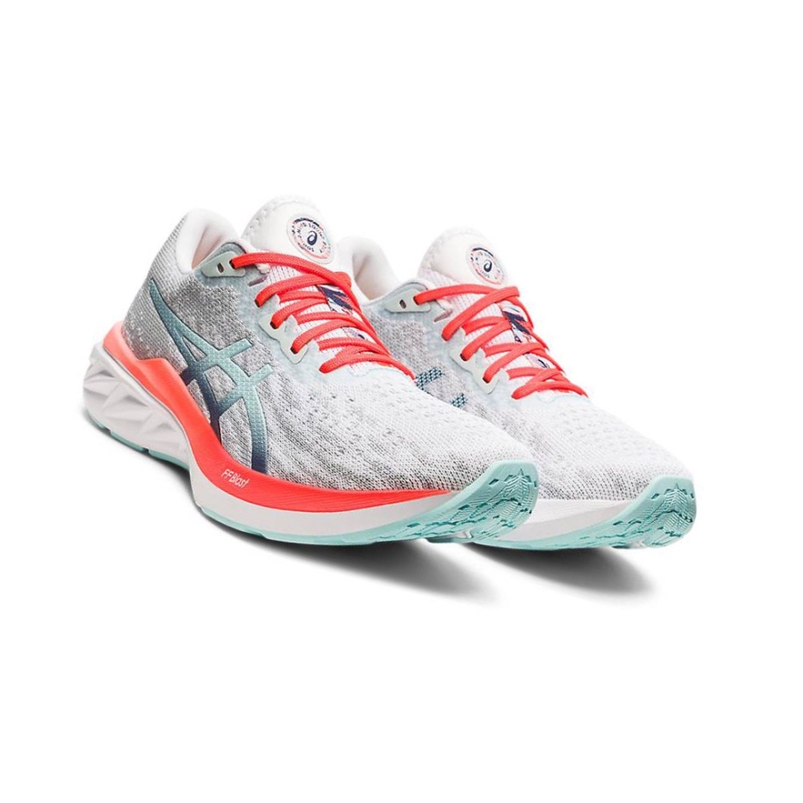 White Women's Asics DYNABLAST Running Shoes | US79425XS