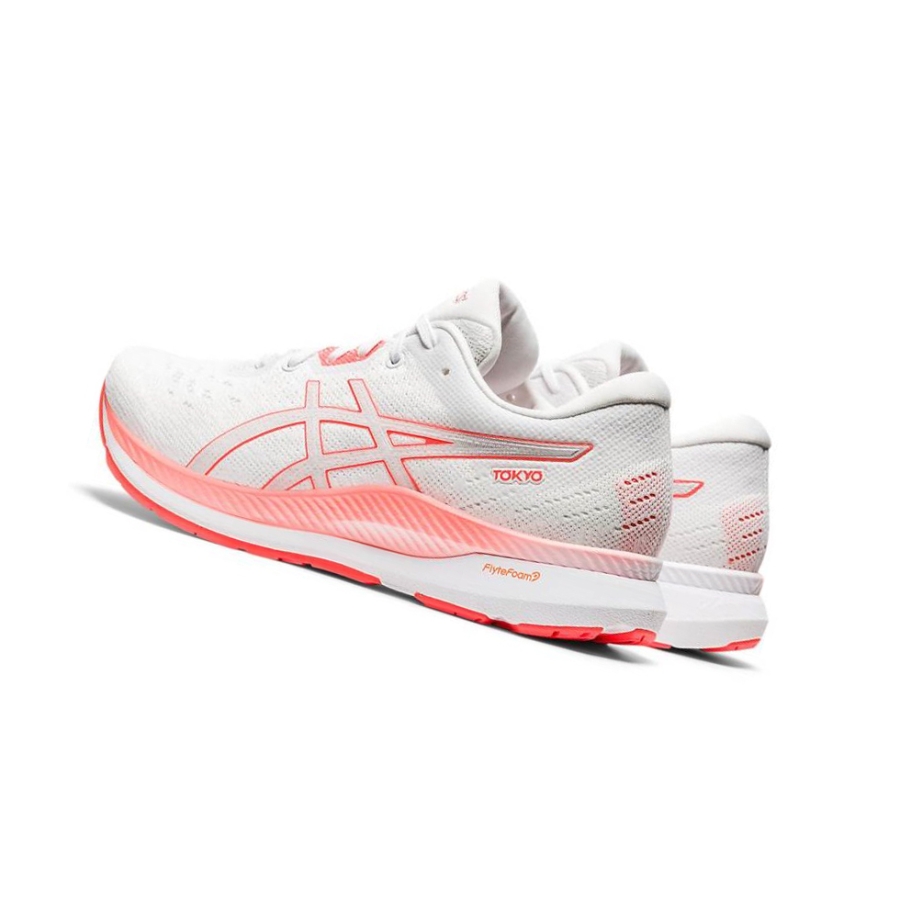 White Women's Asics EVORIDE Tokyo Running Shoes | US84592LP