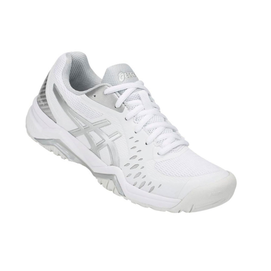 White Women's Asics GEL-CHALLENGER 12 Tennis Shoes | US38251KA