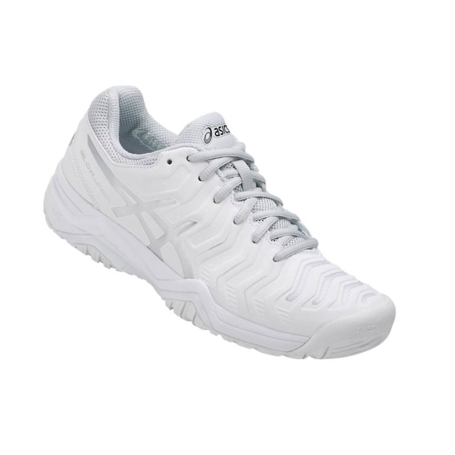 White Women's Asics GEL-CHALLENGER Tennis Shoes | US86574WJ