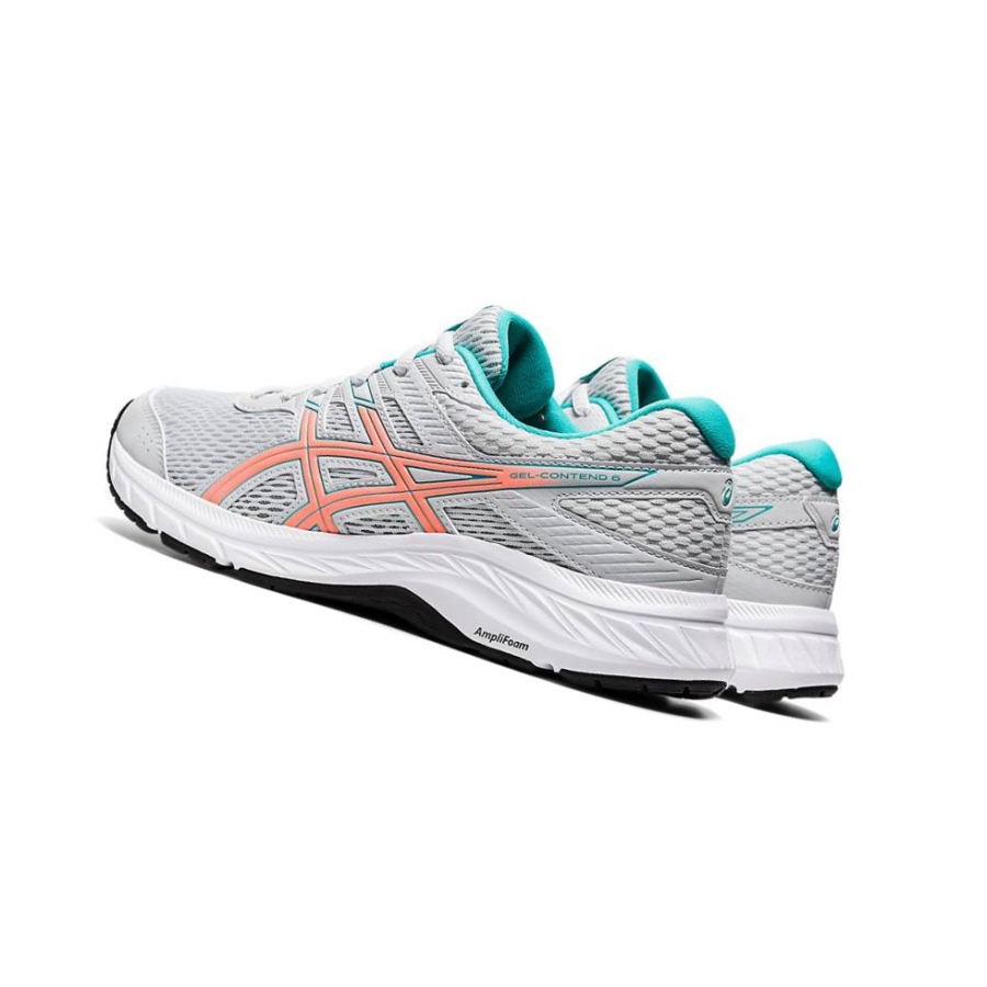 White Women's Asics GEL-CONTEND 6 Running Shoes | US30596KZ