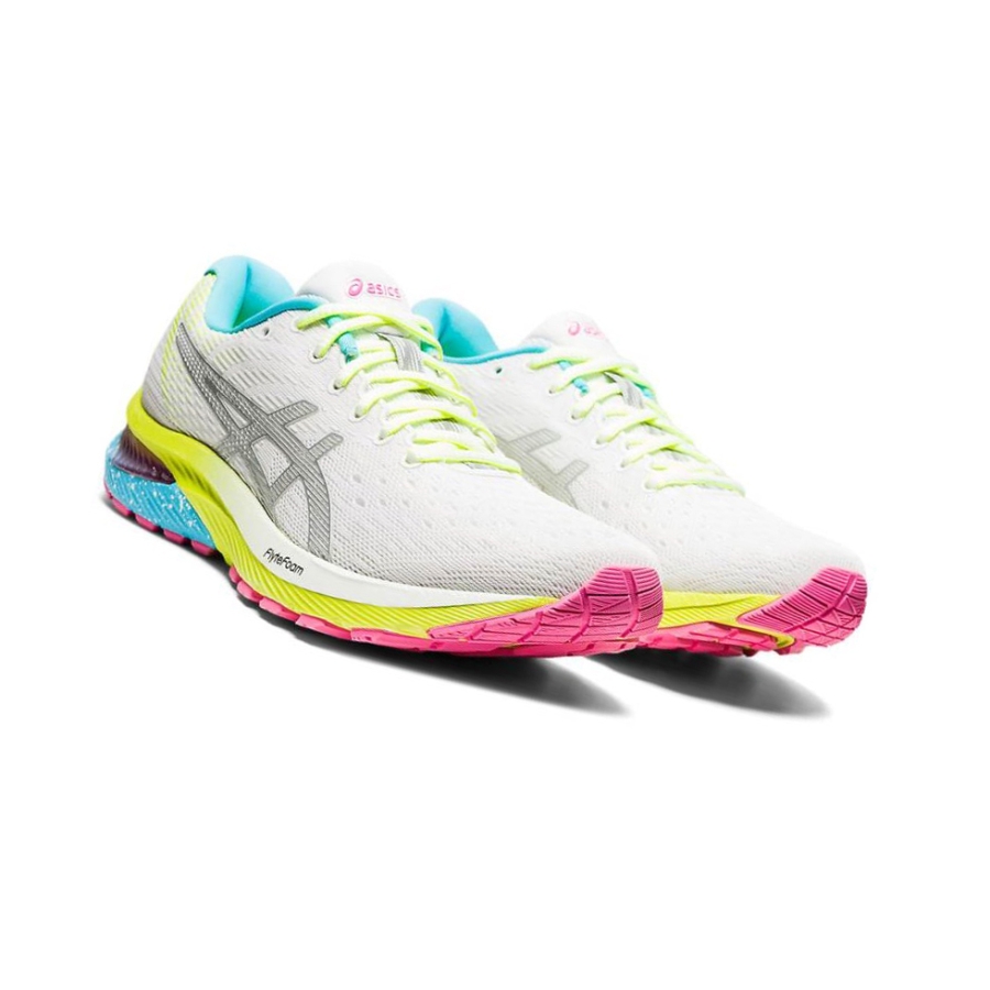 White Women's Asics GEL-CUMULUS 22 LITE-SHOW Running Shoes | US20965IM