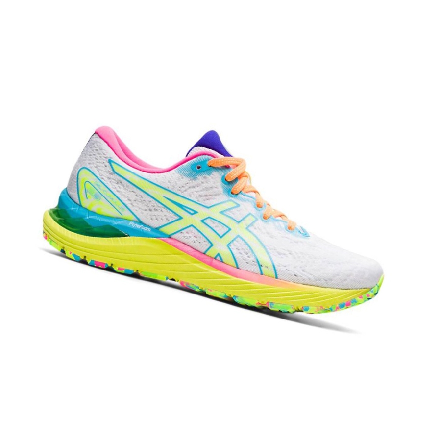 White Women\'s Asics GEL-CUMULUS 23 Running Shoes | US16537QL