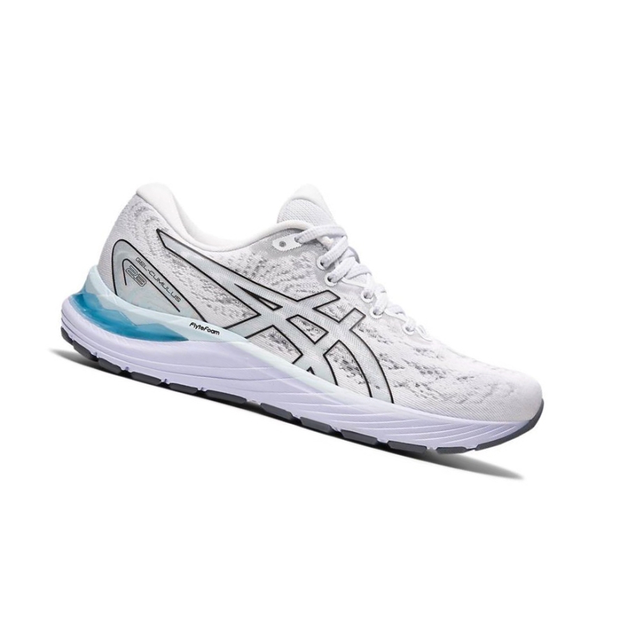 White Women\'s Asics GEL-CUMULUS 23 Running Shoes | US94271RQ