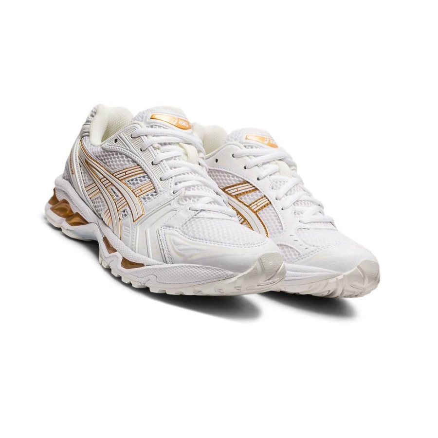 White Women's Asics GEL-KAYANO 14 Sneakers | US24906PG