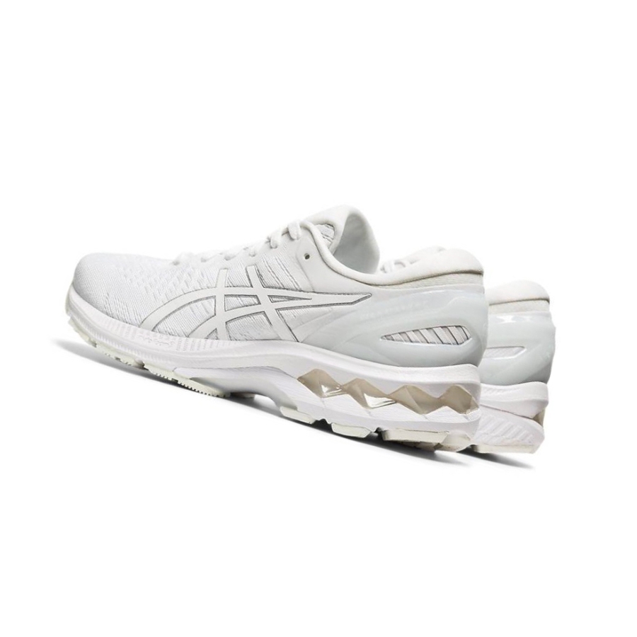 White Women's Asics GEL-KAYANO 27 Running Shoes | US24968UK