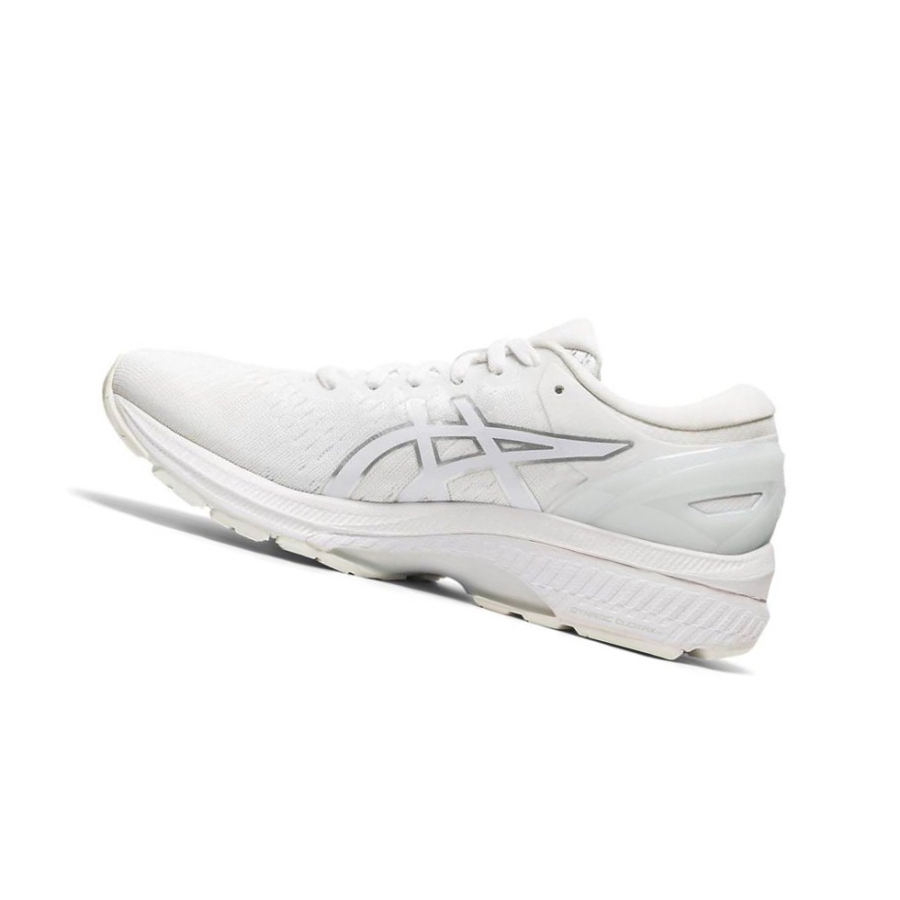 White Women's Asics GEL-KAYANO 27 Running Shoes | US24968UK