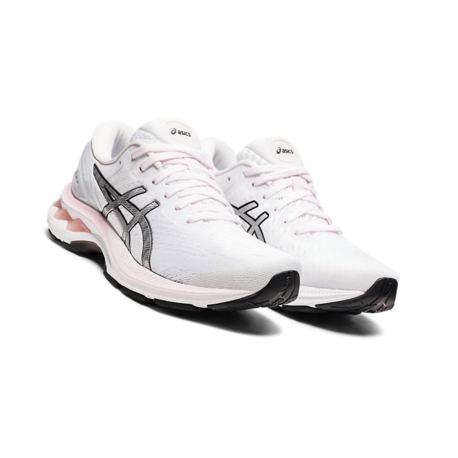 White Women's Asics GEL-KAYANO 27 Running Shoes | US50364YT