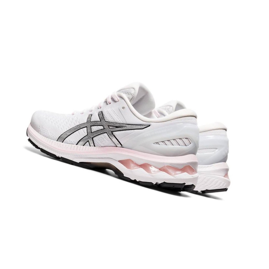 White Women's Asics GEL-KAYANO 27 Running Shoes | US50364YT