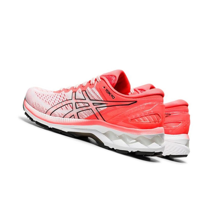 White Women's Asics GEL-KAYANO 27 TOKYO Running Shoes | US50647LN