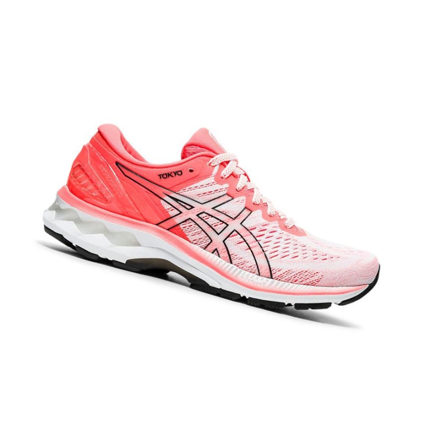 White Women\'s Asics GEL-KAYANO 27 TOKYO Running Shoes | US50647LN