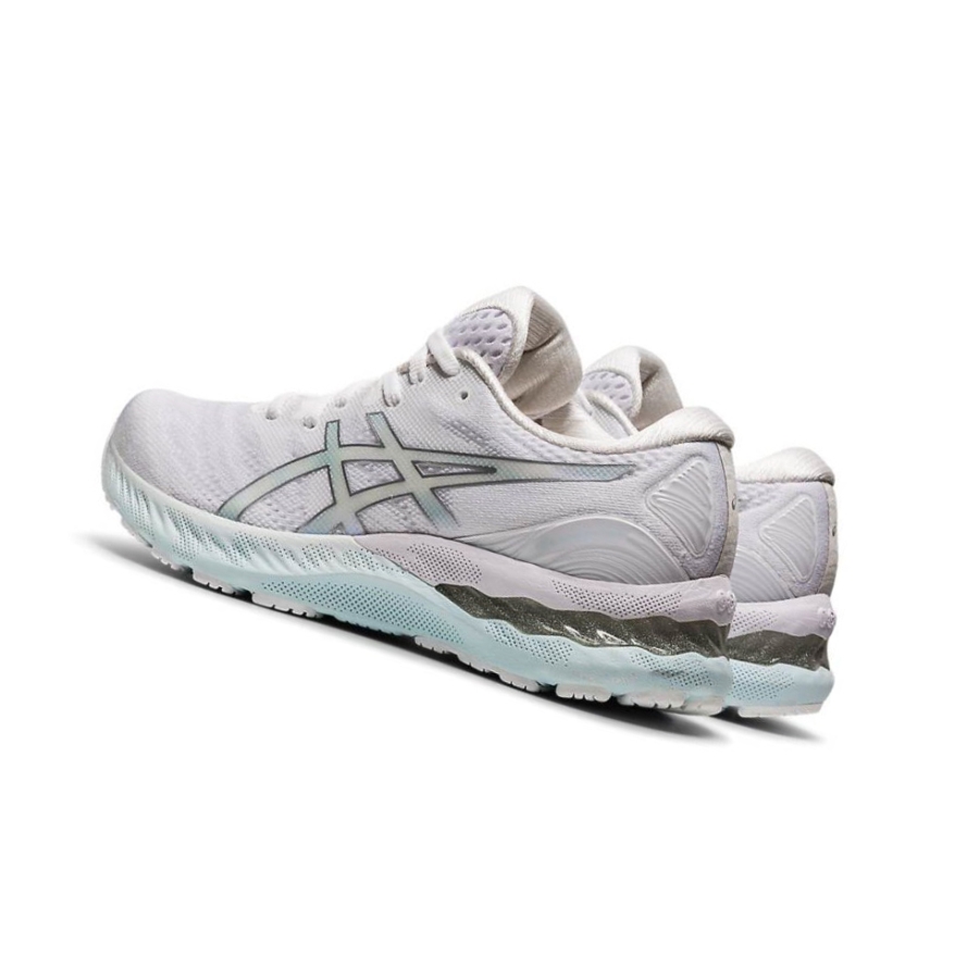 White Women's Asics GEL-NIMBUS 23 Running Shoes | US19756JQ