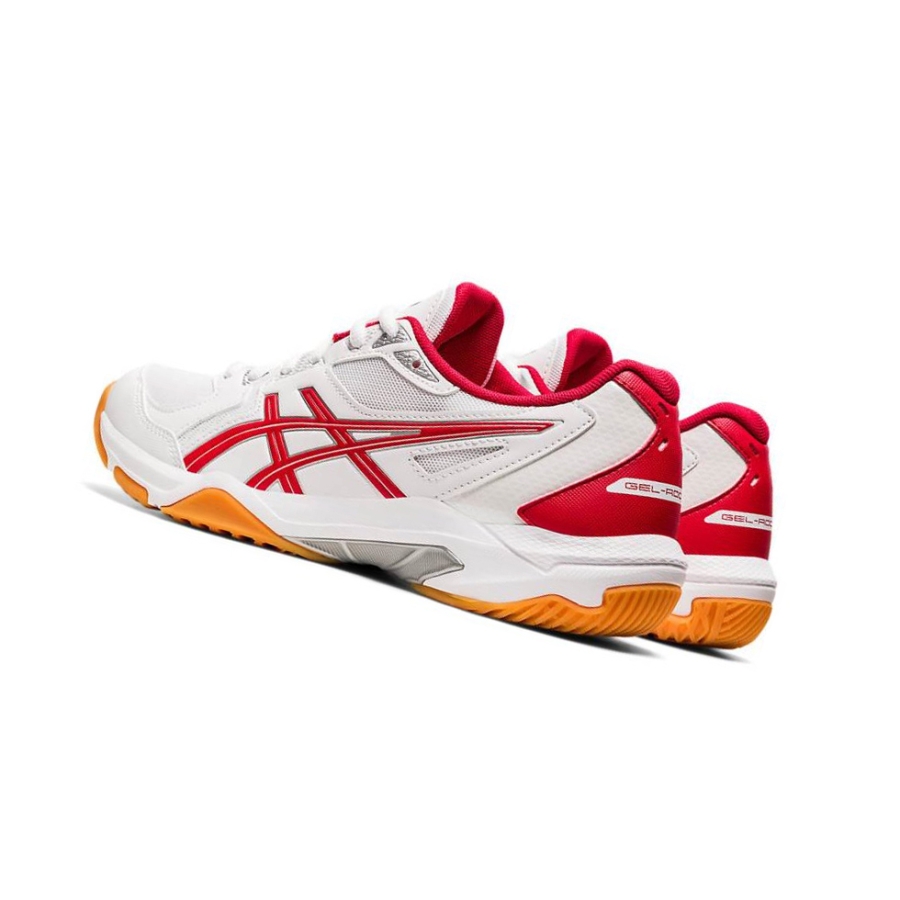 White Women's Asics GEL-ROCKET 10 Volleyball Shoes | US94780XU