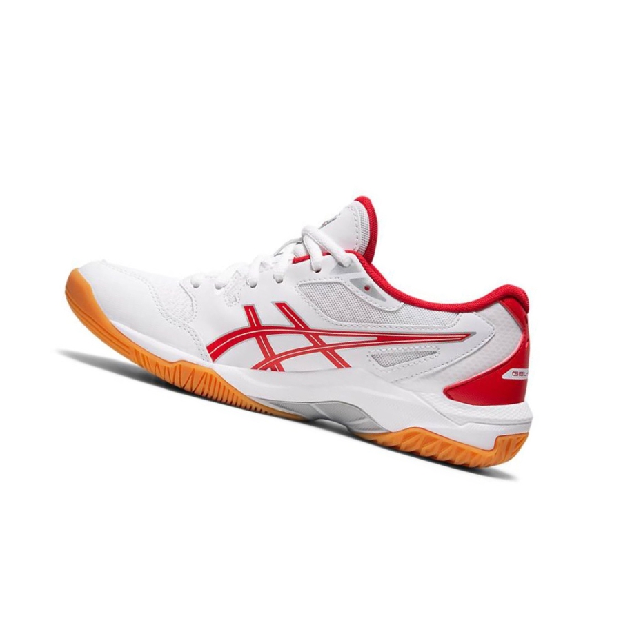 White Women's Asics GEL-ROCKET 10 Volleyball Shoes | US94780XU