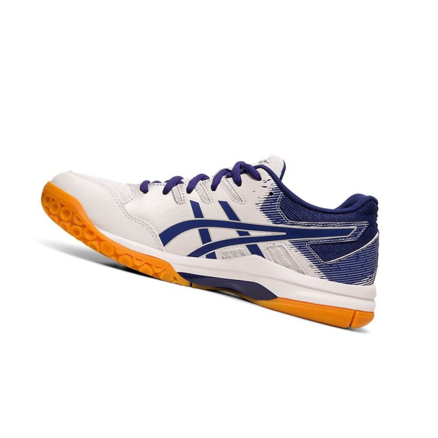 White Women's Asics GEL-ROCKET 9 Volleyball Shoes | US83514VY