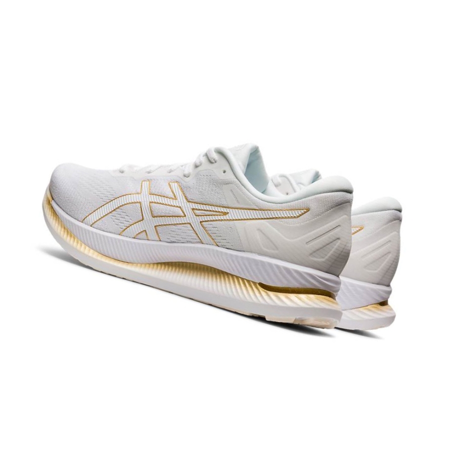 White Women's Asics GLIDERIDE Running Shoes | US67938UK