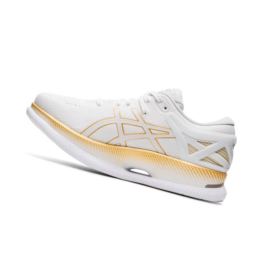 White Women's Asics METARIDE Running Shoes | US46102OJ