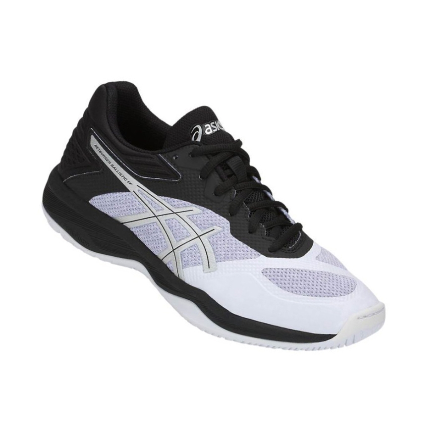 White Women's Asics NETBURNER BALLISTIC FF Volleyball Shoes | US64029PR