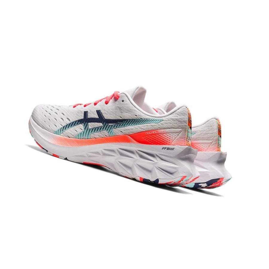 White Women's Asics NOVABLAST 2 Running Shoes | US53649AL