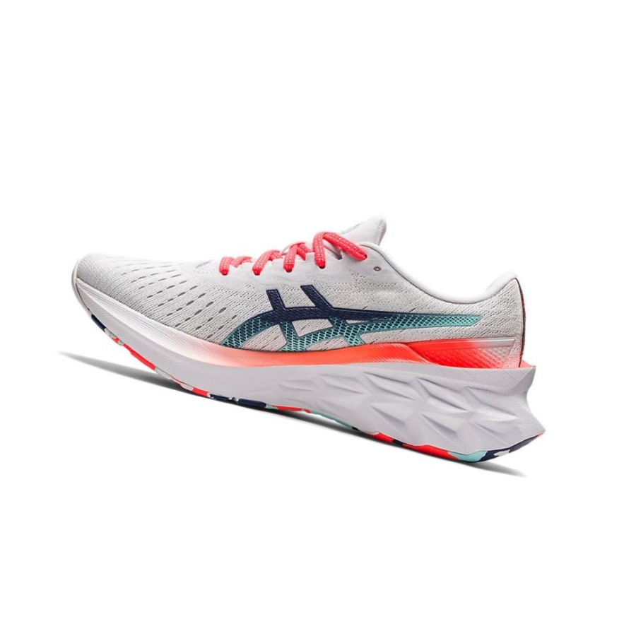 White Women's Asics NOVABLAST 2 Running Shoes | US53649AL