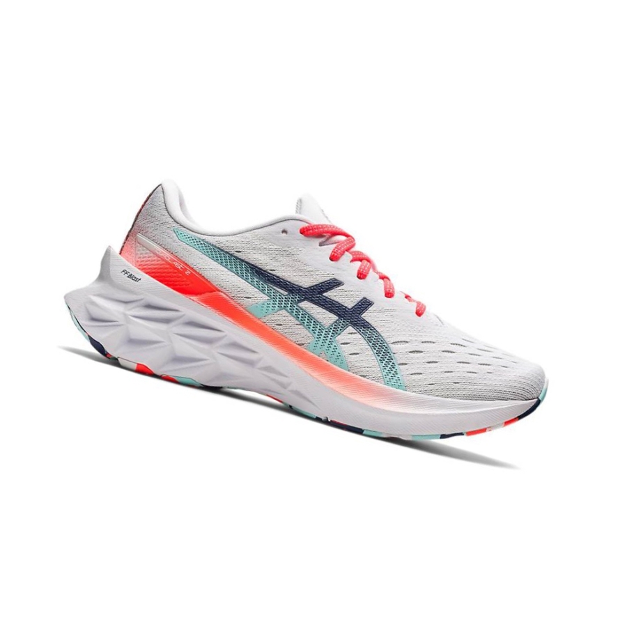 White Women\'s Asics NOVABLAST 2 Running Shoes | US53649AL