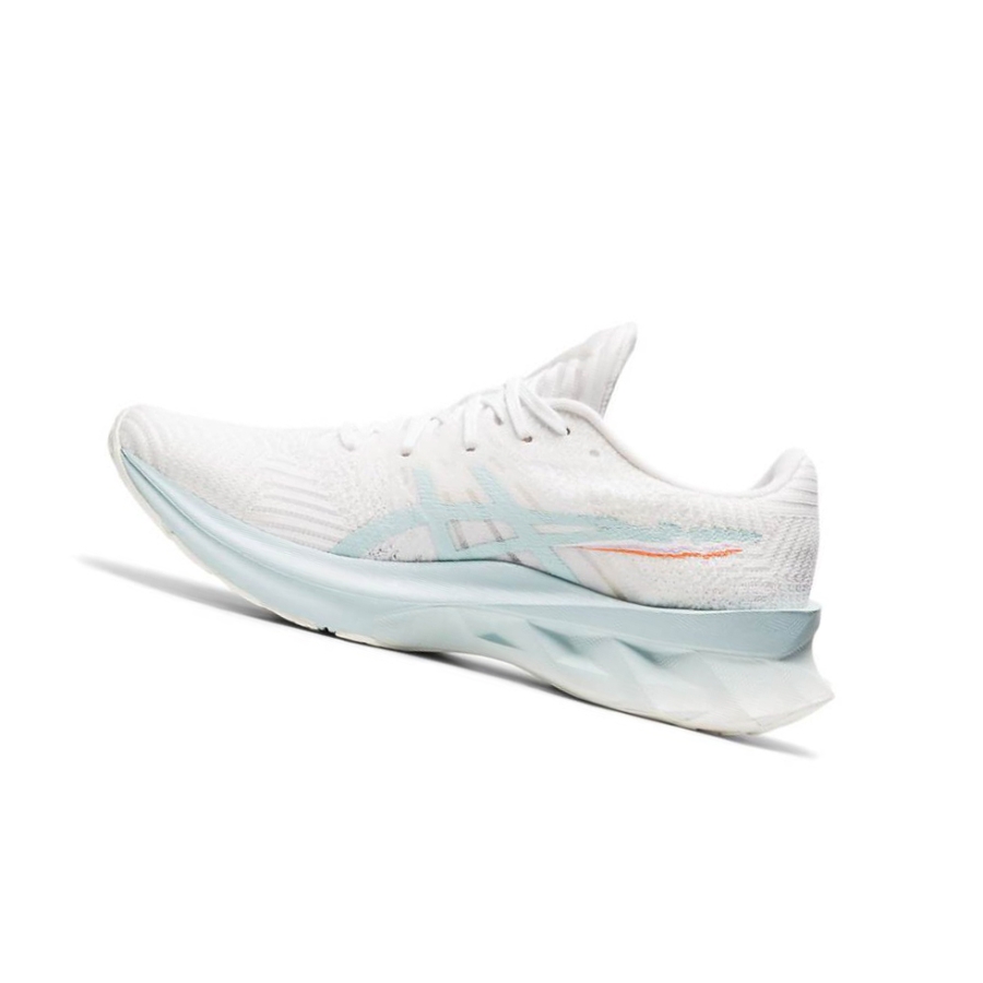 White Women's Asics NOVABLAST Running Shoes | US23091DC