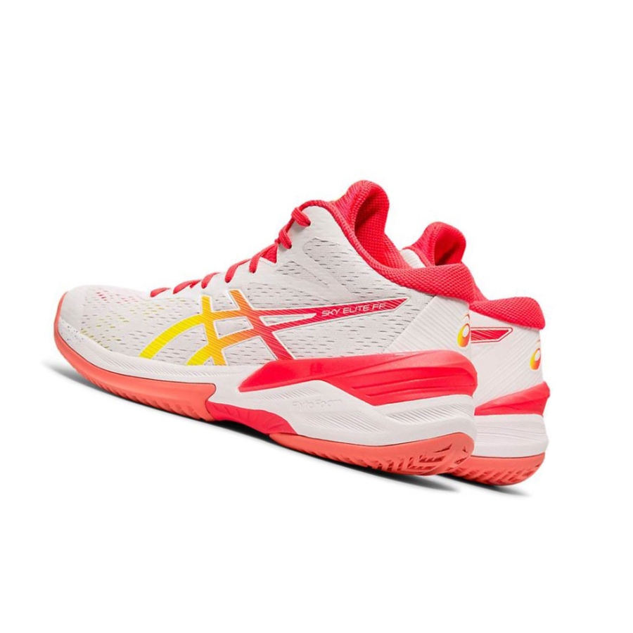 White Women's Asics SKY ELITE FF MT Volleyball Shoes | US58137YI