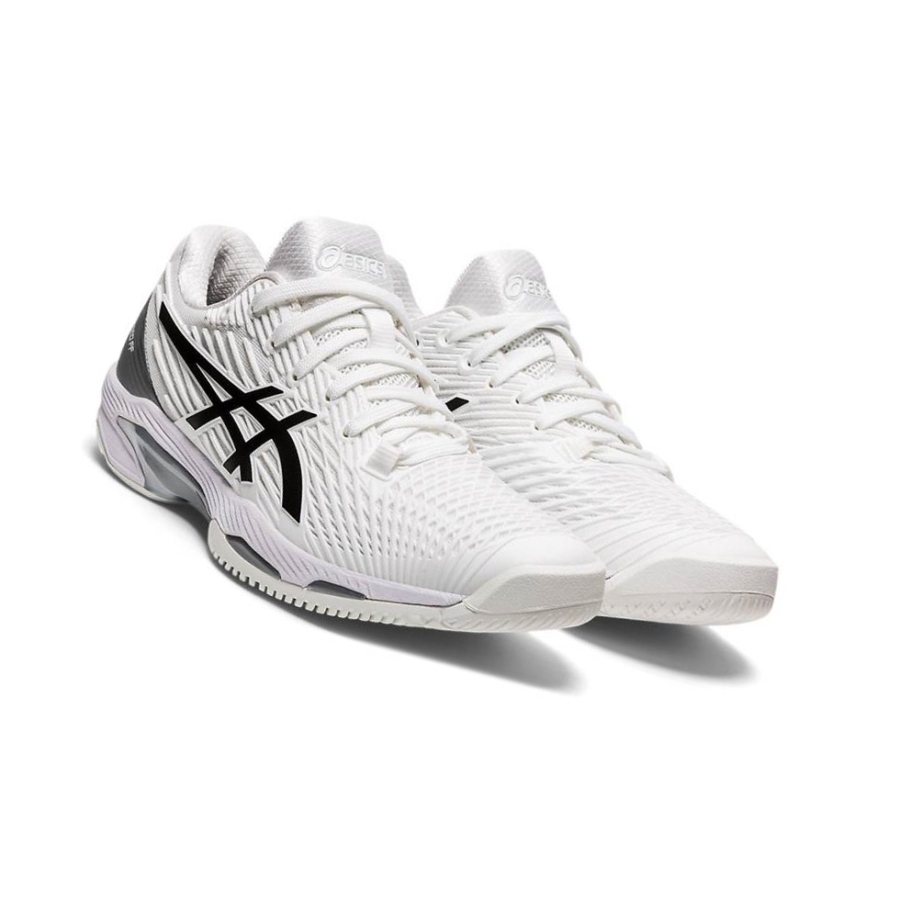 White Women's Asics SOLUTION SPEED FF 2 Tennis Shoes | US97412QS