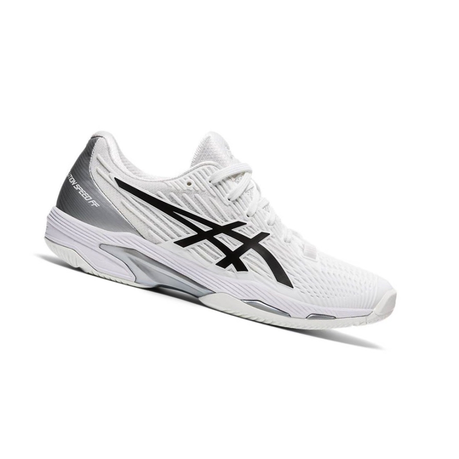 White Women\'s Asics SOLUTION SPEED FF 2 Tennis Shoes | US97412QS