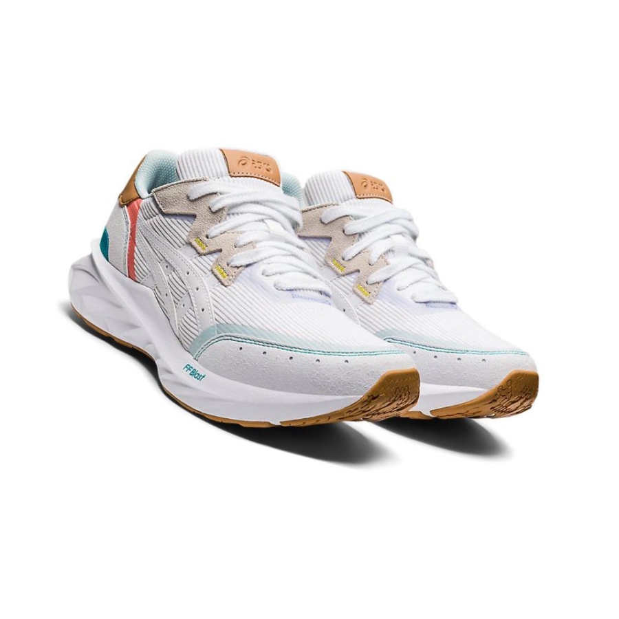 White Women's Asics TARTHER BLAST Sneakers | US85321MV