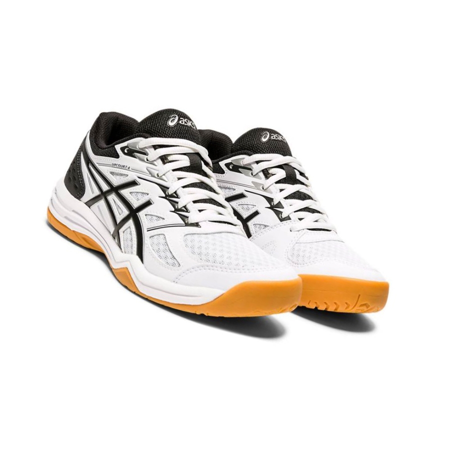 White Women's Asics UPCOURT 4 Volleyball Shoes | US96520ZX