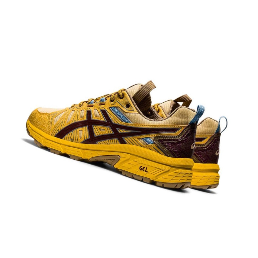 Yellow Men's Asics HN1-S GEL-VENTURE 7 Sneakers | US36587BO