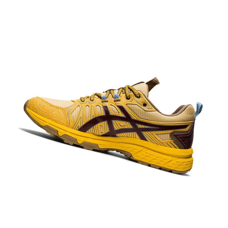 Yellow Men's Asics HN1-S GEL-VENTURE 7 Sneakers | US36587BO