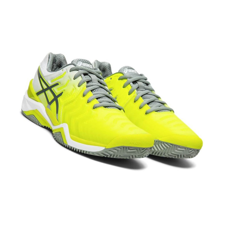 Yellow Women's Asics GEL-RESOLUTION 7 Tennis Shoes | US63984UD