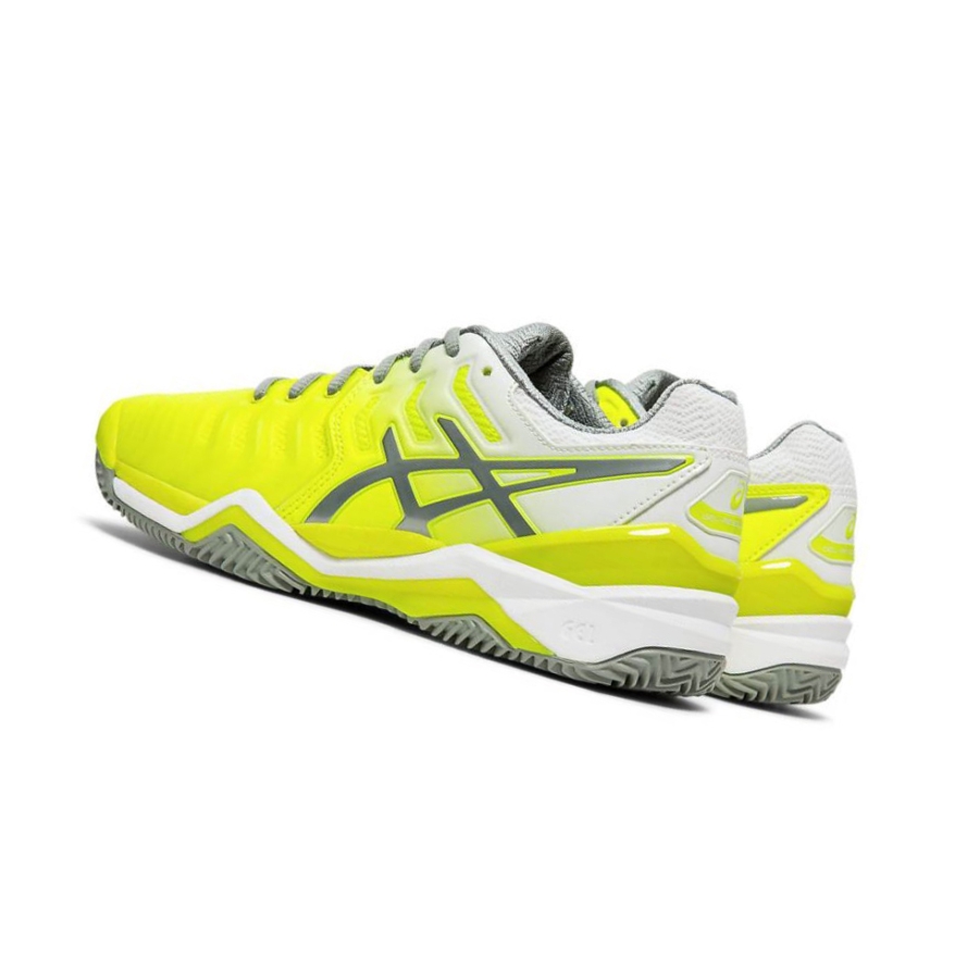 Yellow Women's Asics GEL-RESOLUTION 7 Tennis Shoes | US63984UD